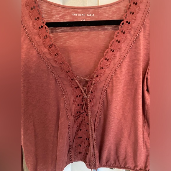 NWOT - American Eagle Long Sleeve Shirt - Size Large - Picture 3 of 7